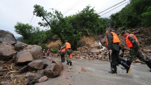 Rescue Work Conducts After Fujian Landslide