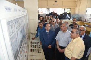 محافظ الإسكندرية ووزير الري يتفقدان محطة الماكس للصرف الزراعي