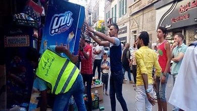 سحر شعبان تكثف حملات ازالة الاشغالات في حي الجمرك